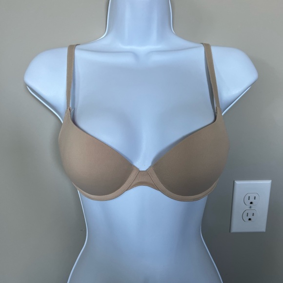 Nude/Beige Pushup Bra - 32B - Victorias Secret PINK - Picture 1 of 8